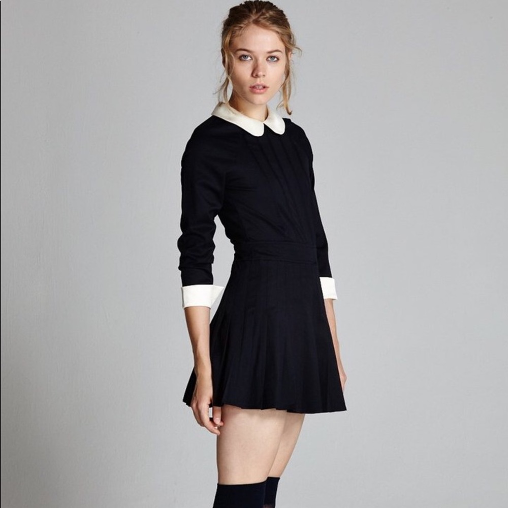 Navy belle de jour dress